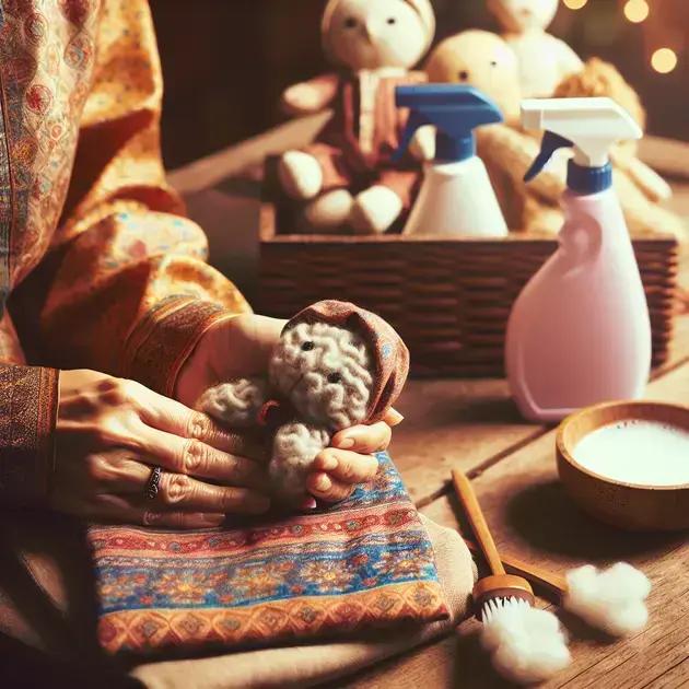 Produtos De Limpeza Seguros Para Brinquedos Antigos De Pano E Tecido